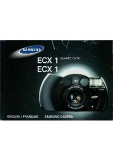 Samsung ECX 1 manual. Camera Instructions.